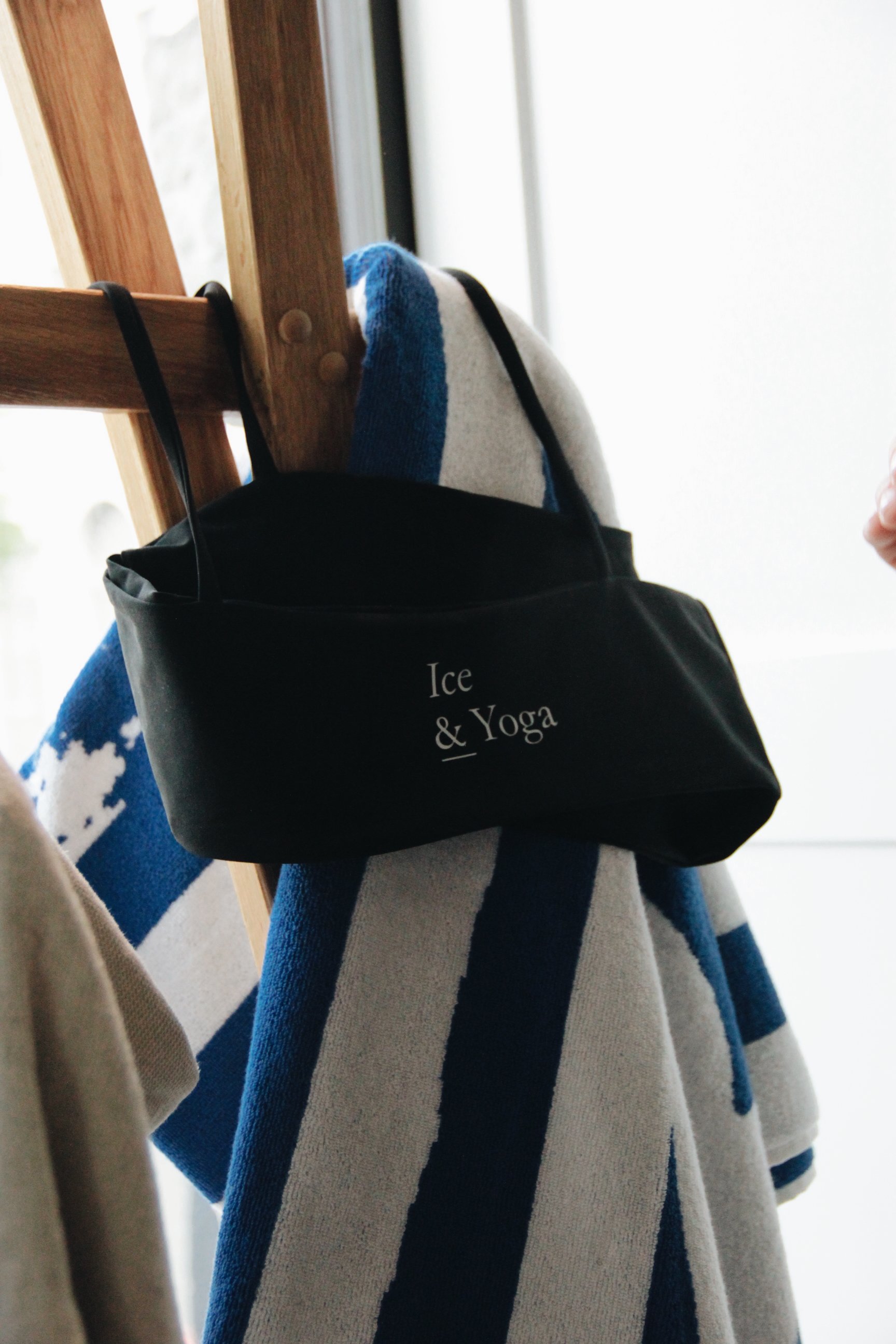 Ice & Yoga apparel photographed during a brand shoot