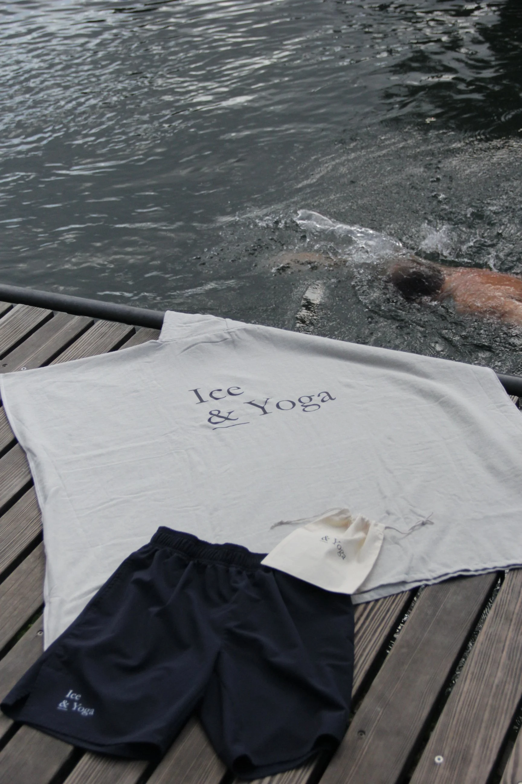 Lifestyle campaign photography for Ice & Yoga merchandise