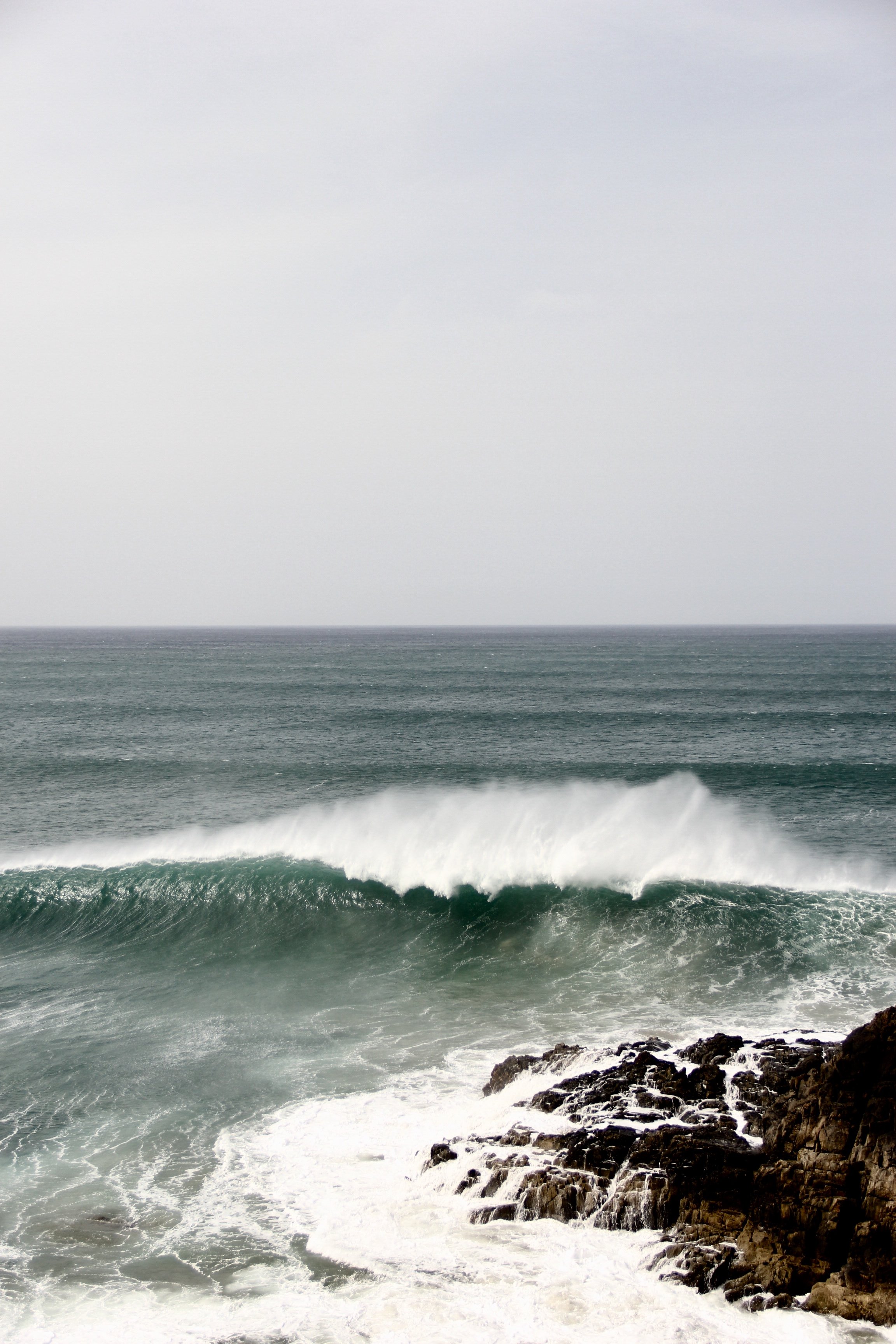 Stormy ocean landscape photographed by Larissa Maddy