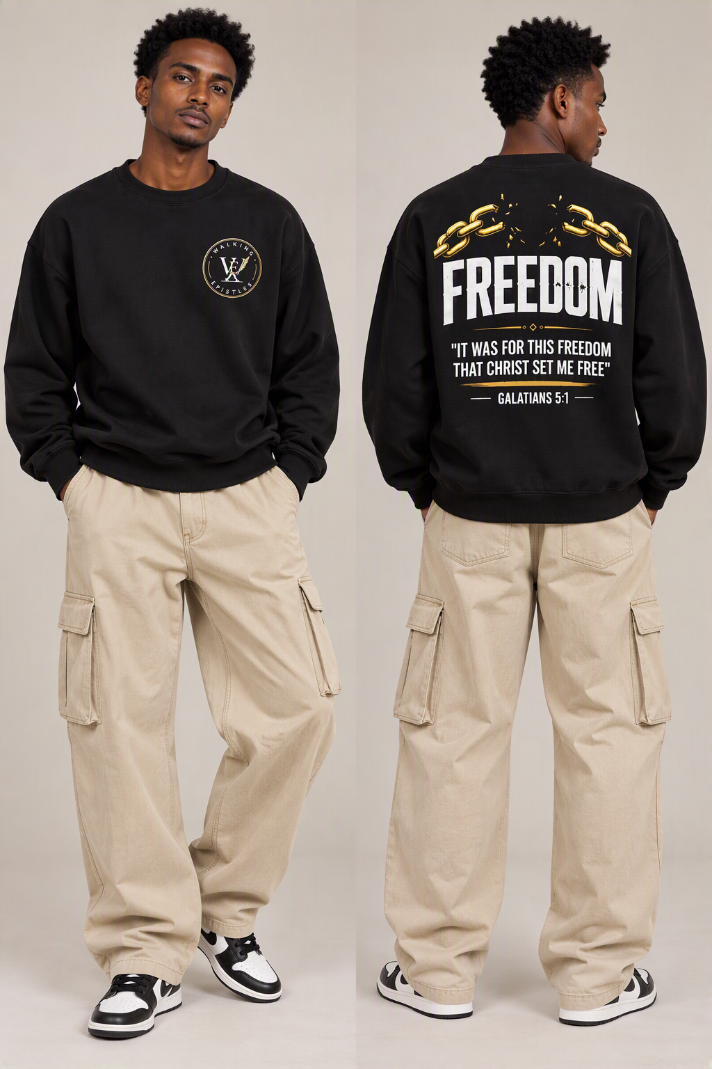 Generate the same sweat shirt on an east African m.png