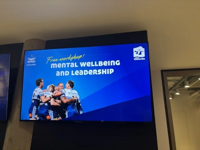 Mental Wellbeing &amp; Leadership Workshop with the North Queensland Cowboys