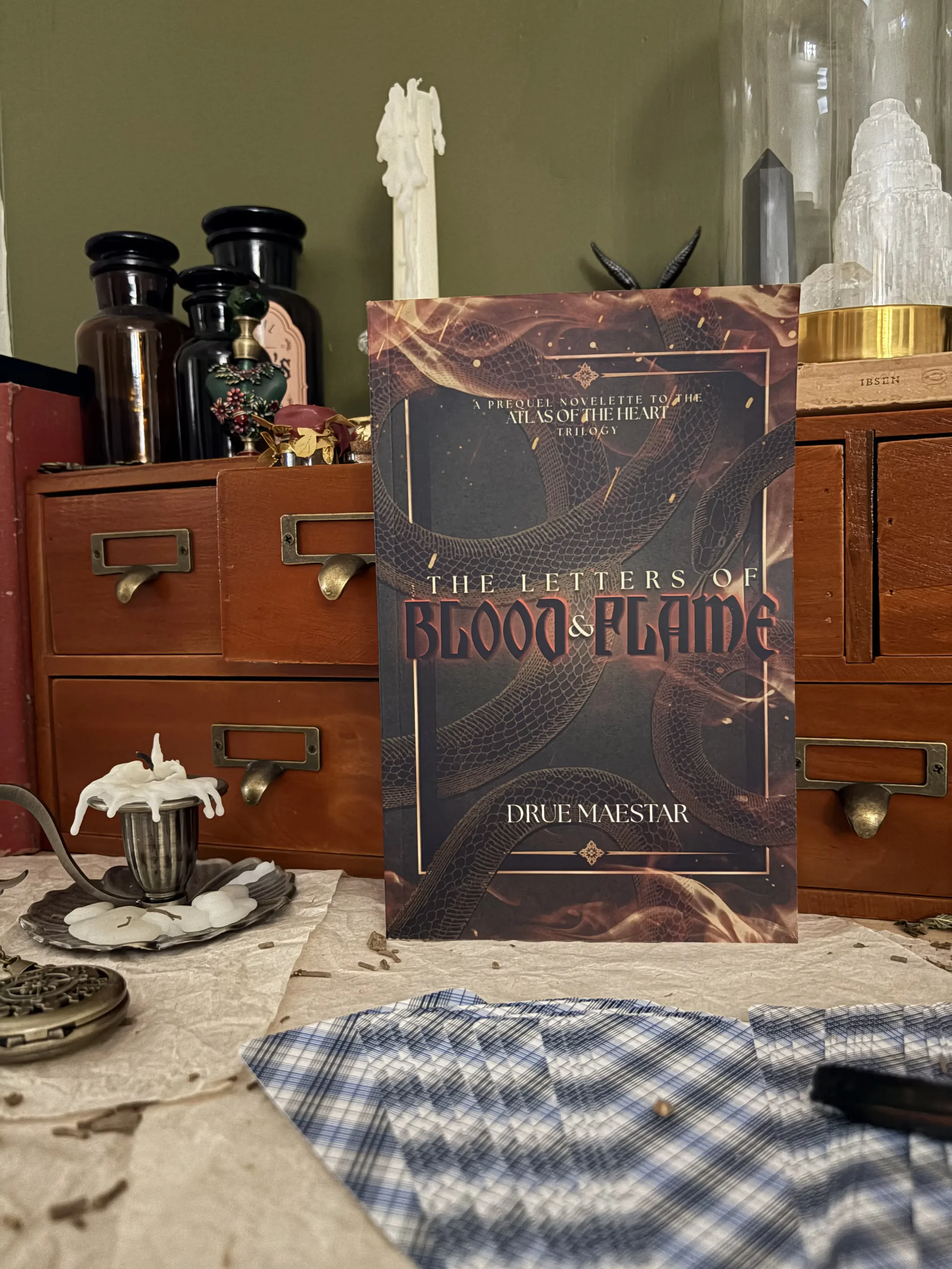 The Letters of Blood & Flame / Signed Paperback