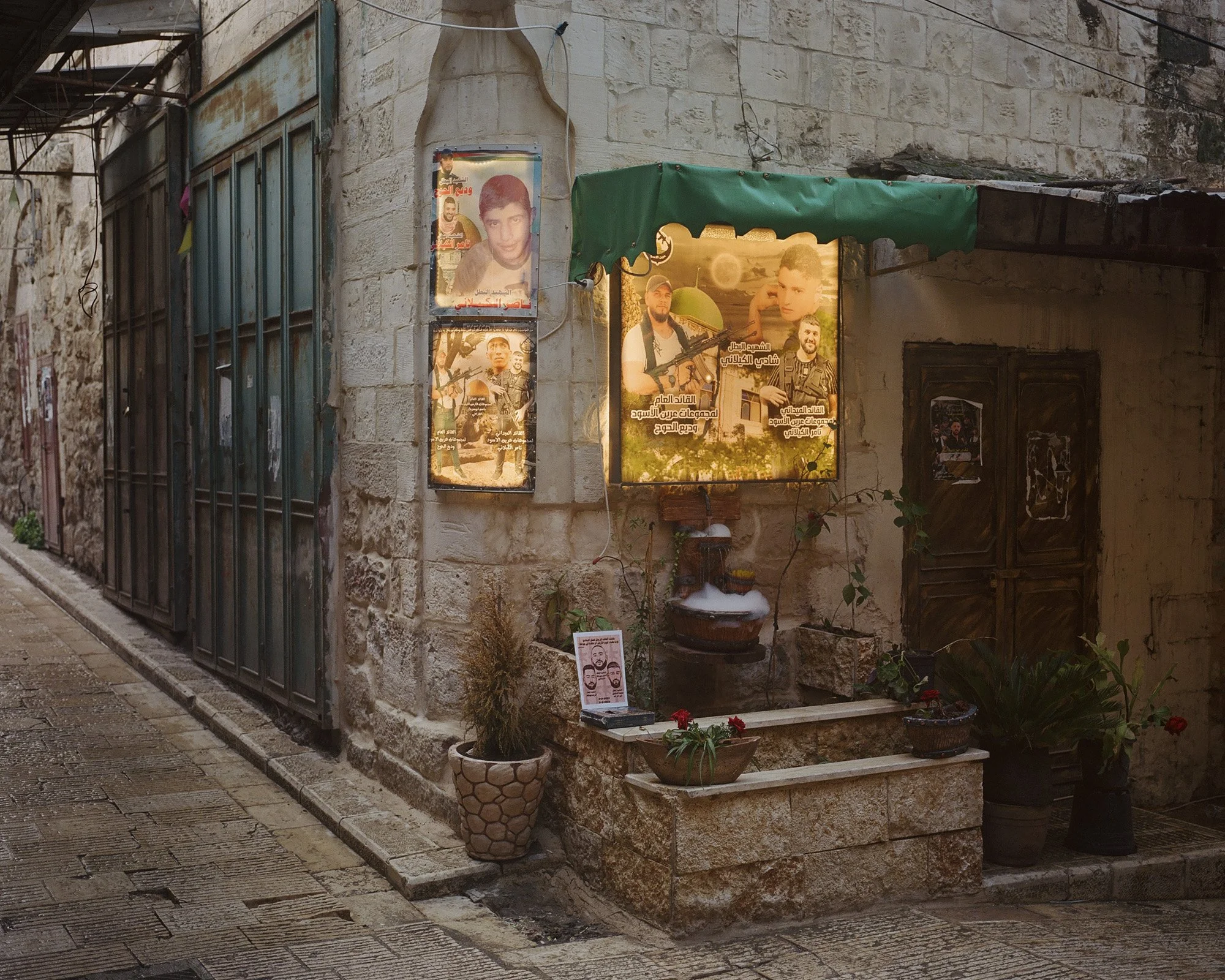 Images of martyrs, Nablus old city