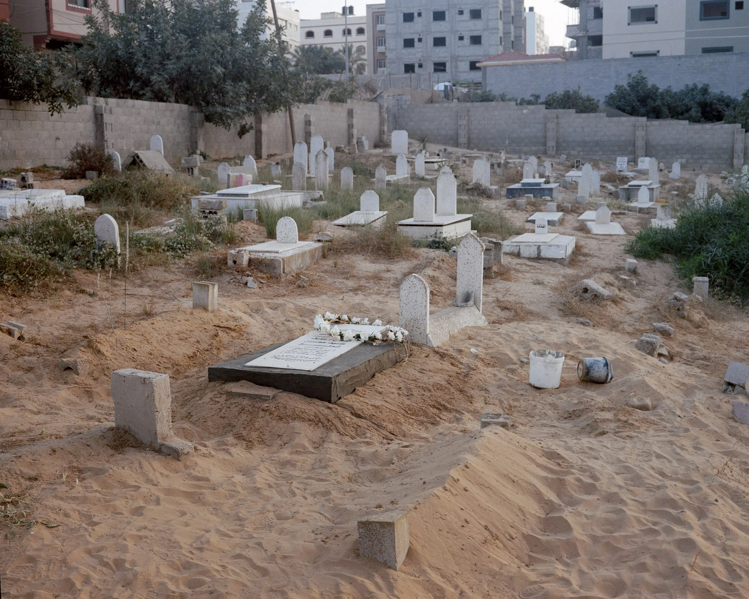 Gaza city cemetery, October 3rd 2022. © Lucien Lung / Riva-Press