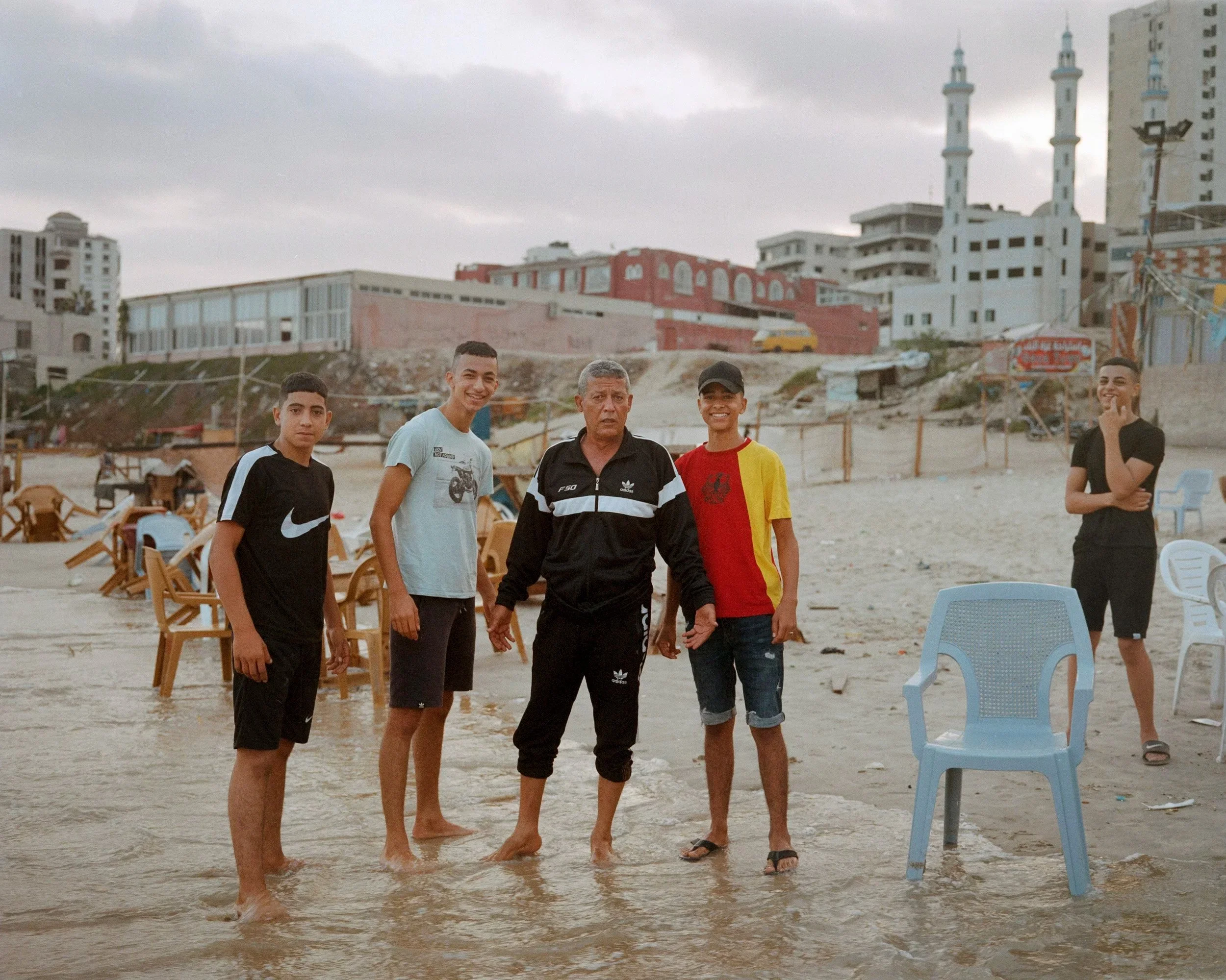 The beach boys team. Gaza city, October 4, 2022. © Lucien Lung / Riva-Press