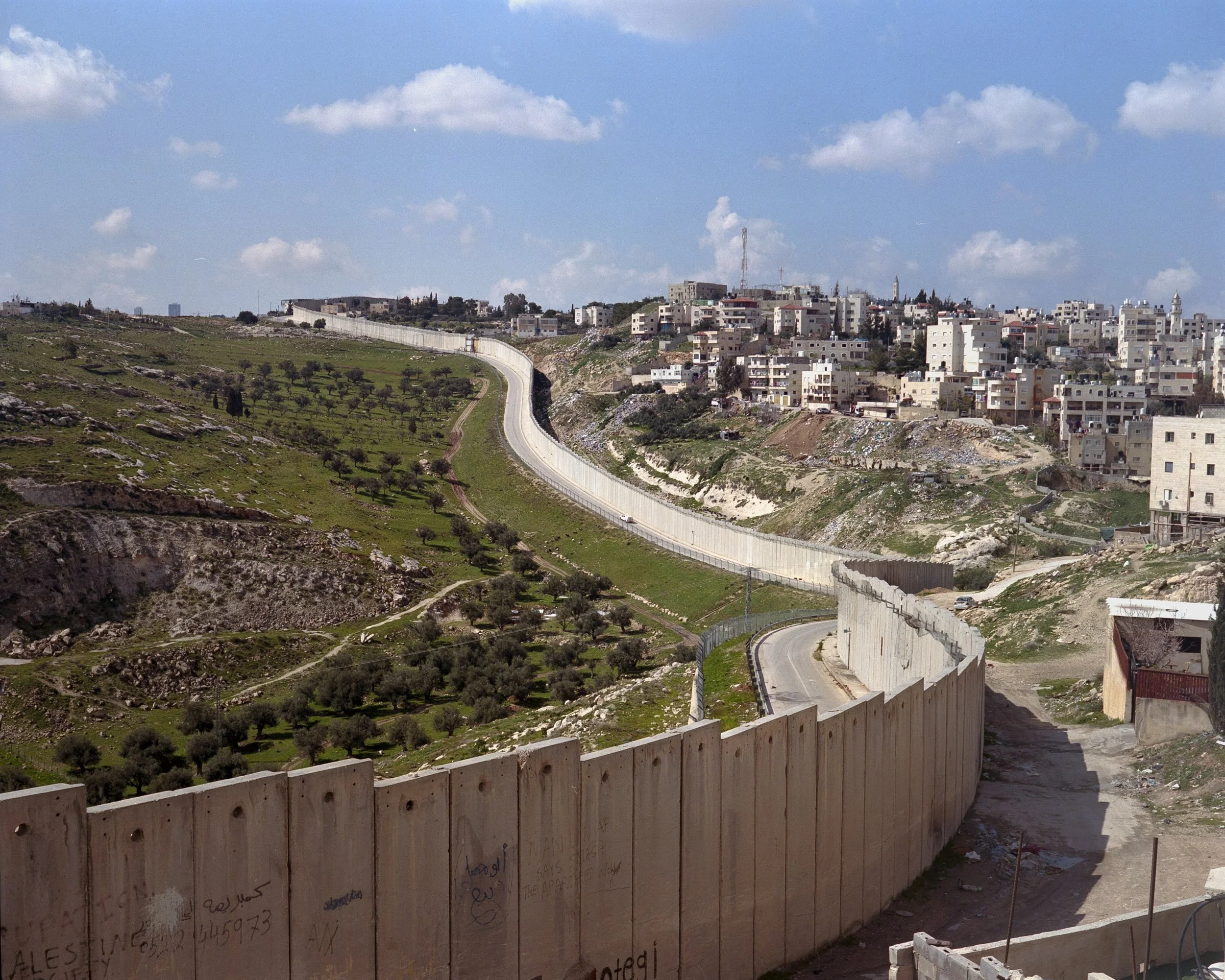 Abu Dis, formerly a neighborhood of Jerusalem, has become a city in its own right, separated from the holy city.