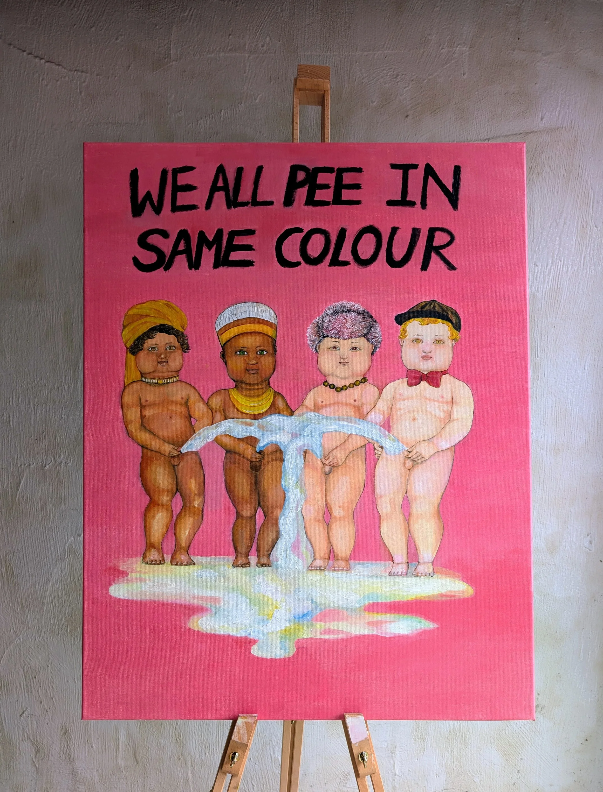 We All Pee In Same Colour