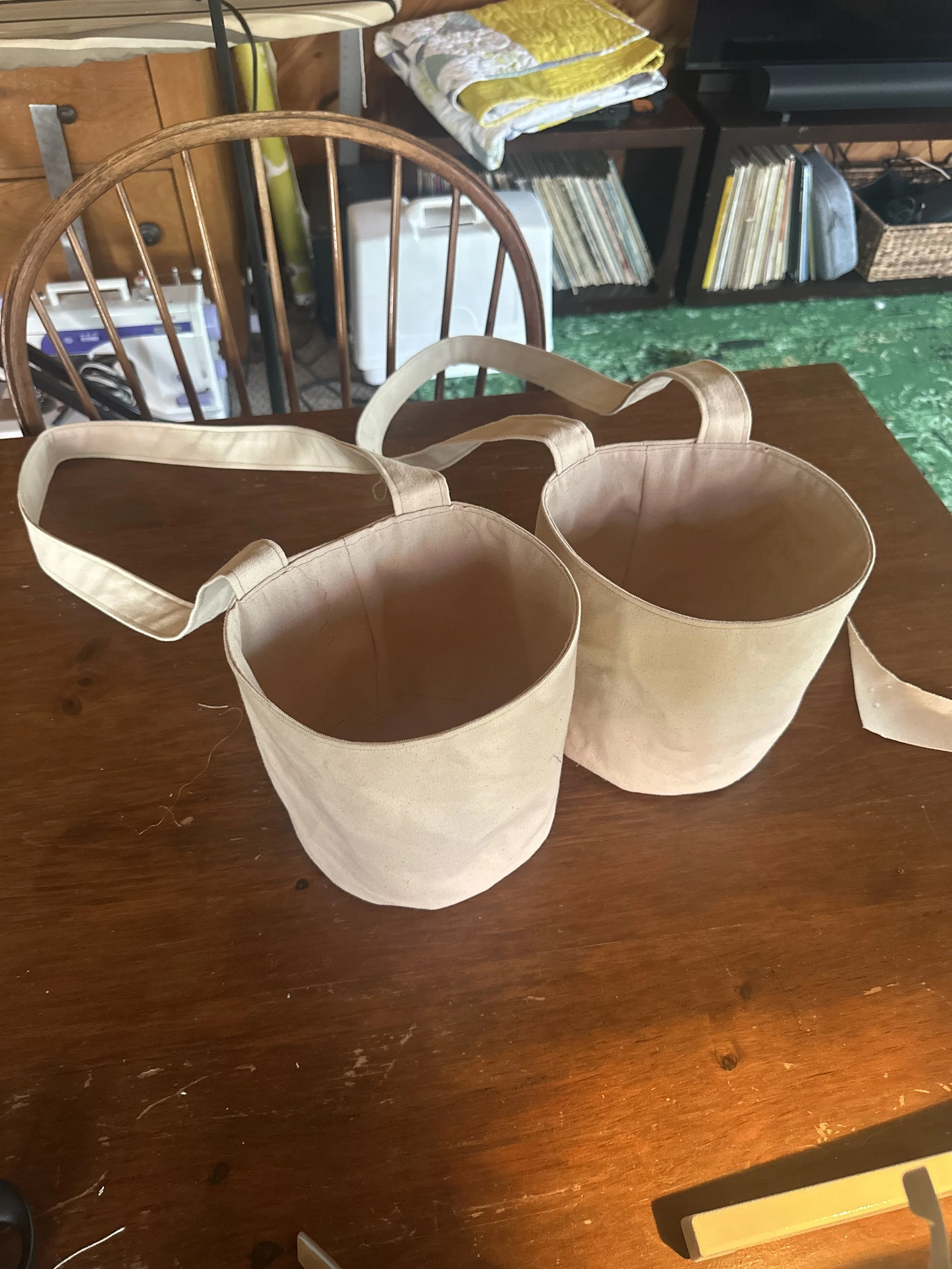 Canvas Blueberry Pail