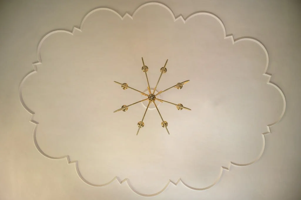 scalloped-ceiling-brass-chandelier-detail.jpg