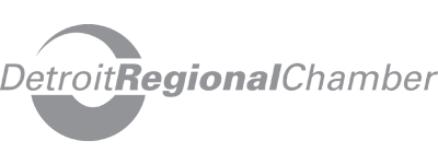 Detroit Regional Chamber logo with stylized circle and text