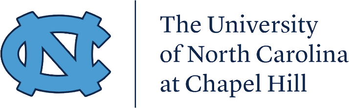 Logo of the University of North Carolina at Chapel Hill featuring a stylized interlocking N and C in blue.