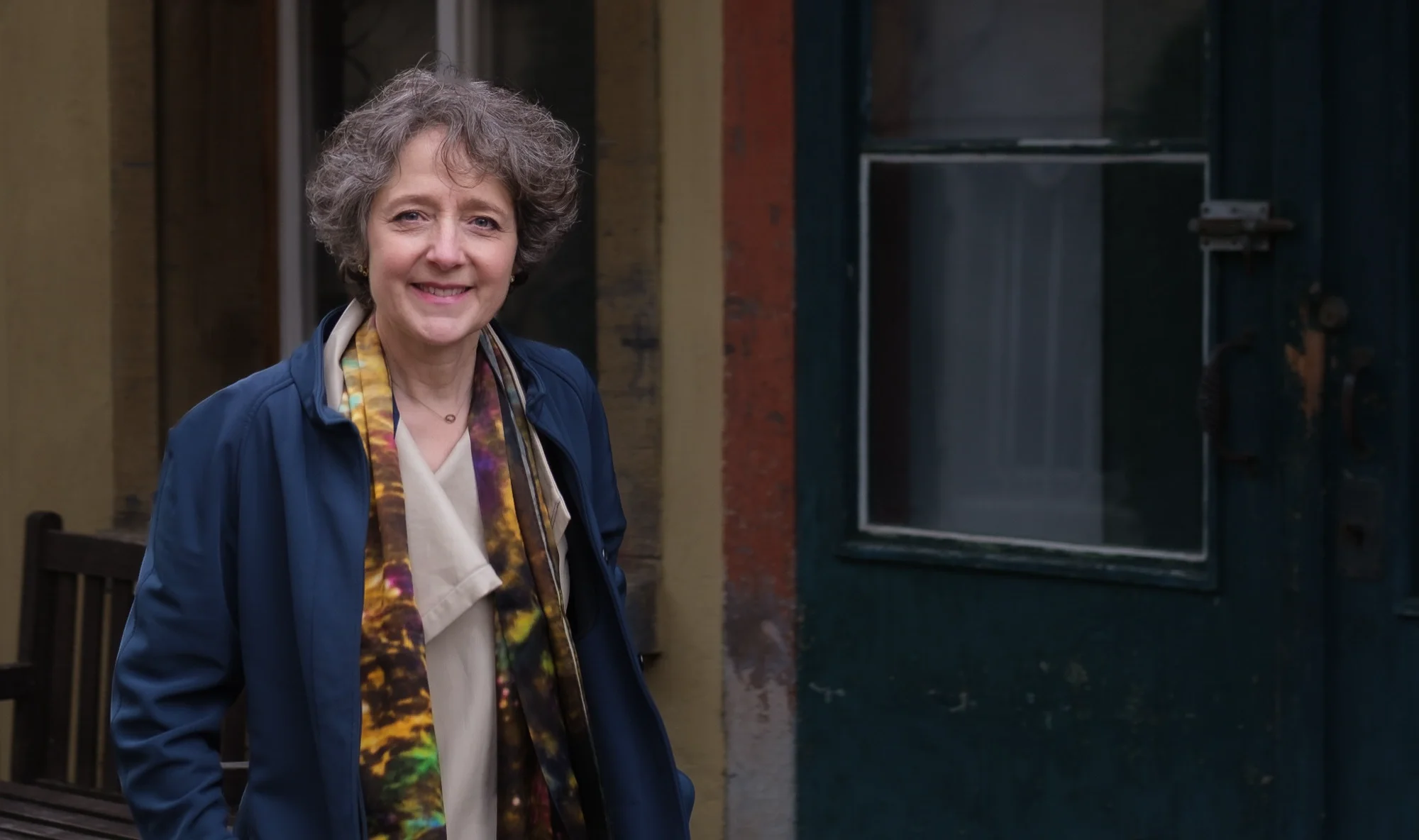 Portrait of Annette Schindler, art historian and archivist in Basel.