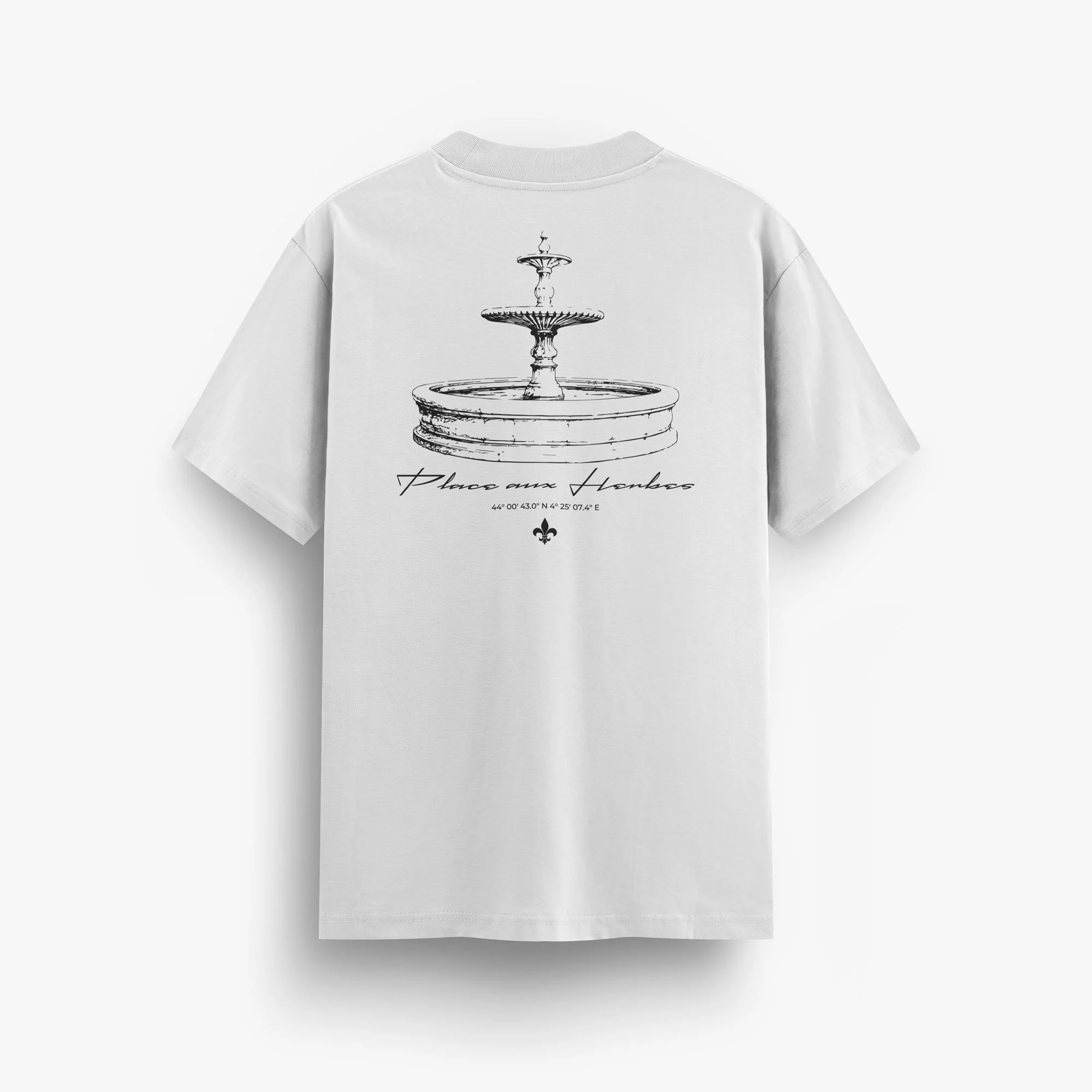 T-shirt « Place aux Herbes » — Blanc