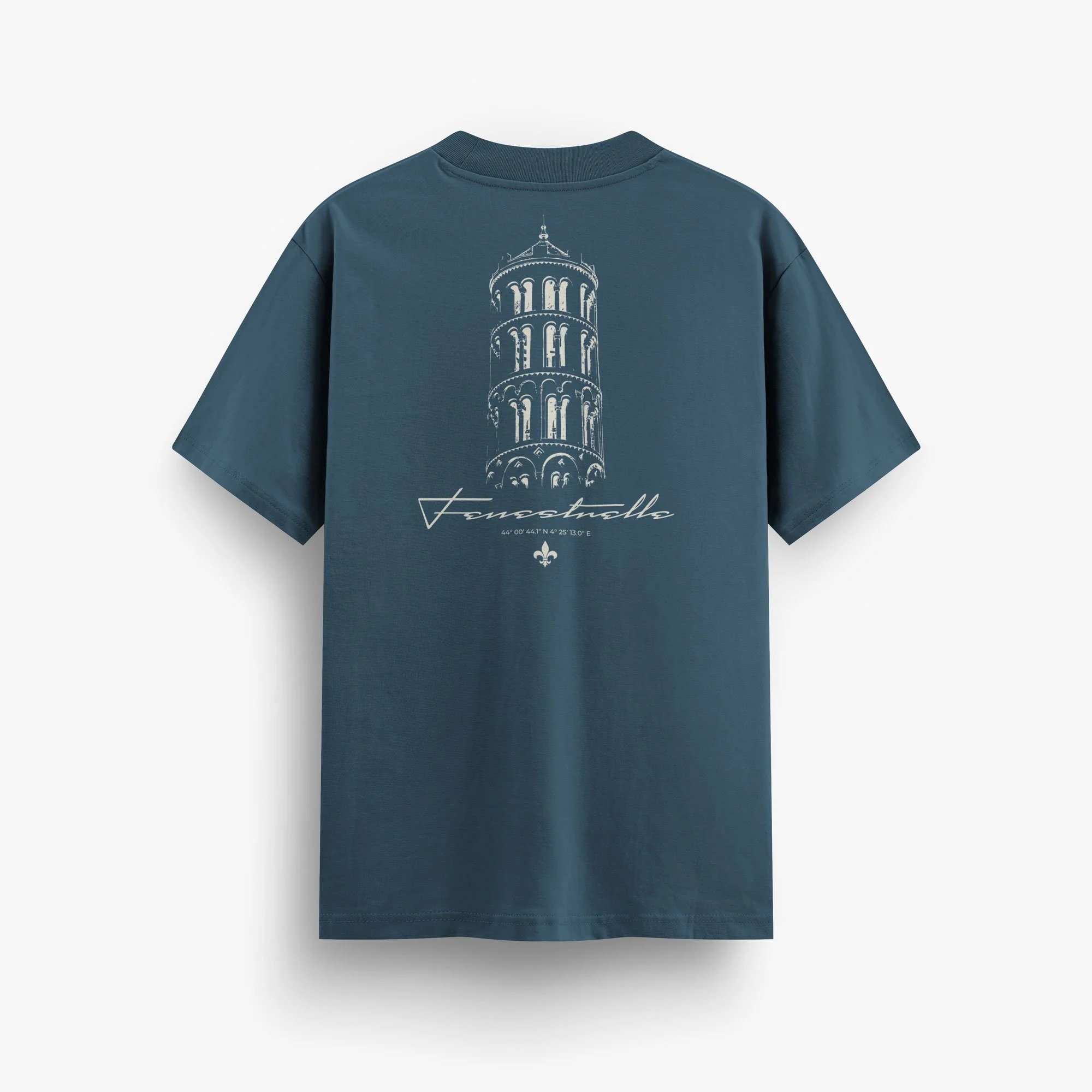 T-shirt « La Fenestrelle » — Deep Teal