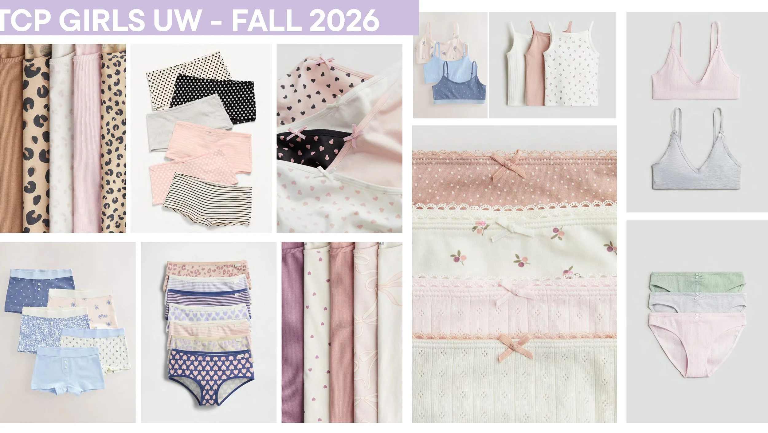 2026 Spring Girls Underwear