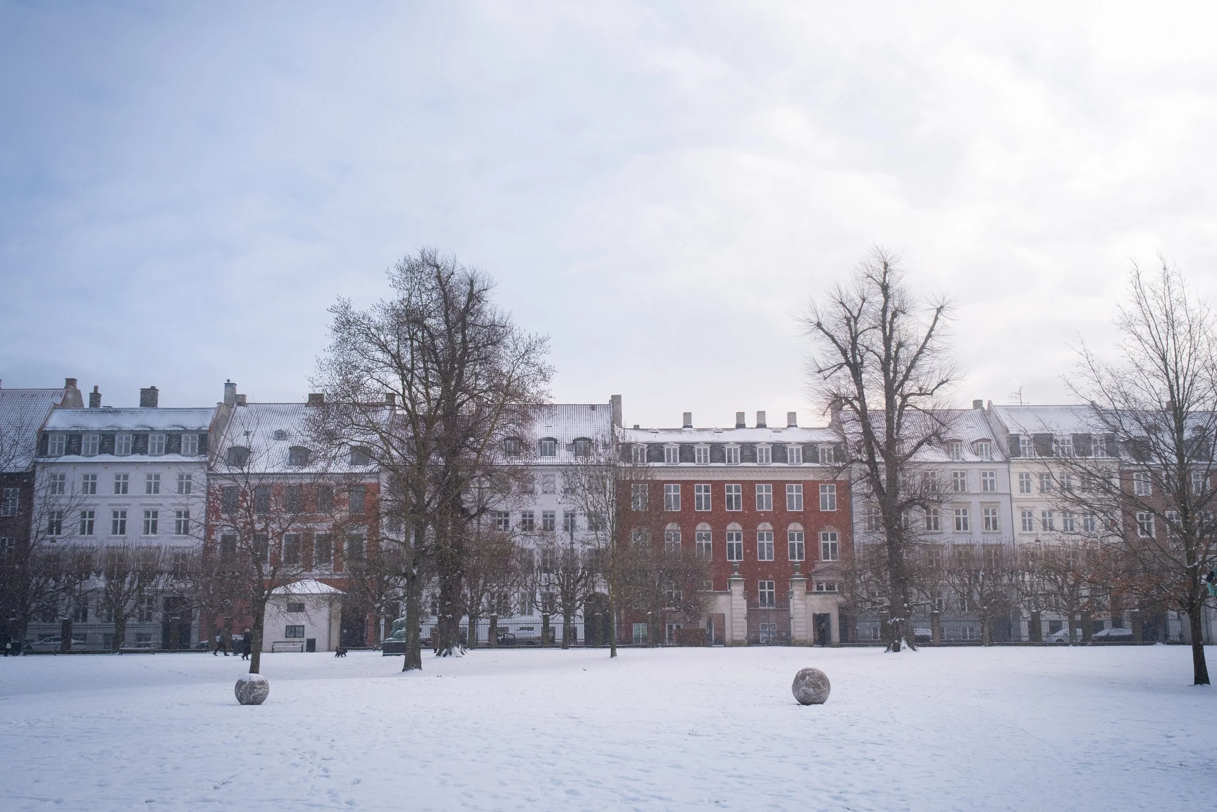 Vinterdag i Kongens Have - København