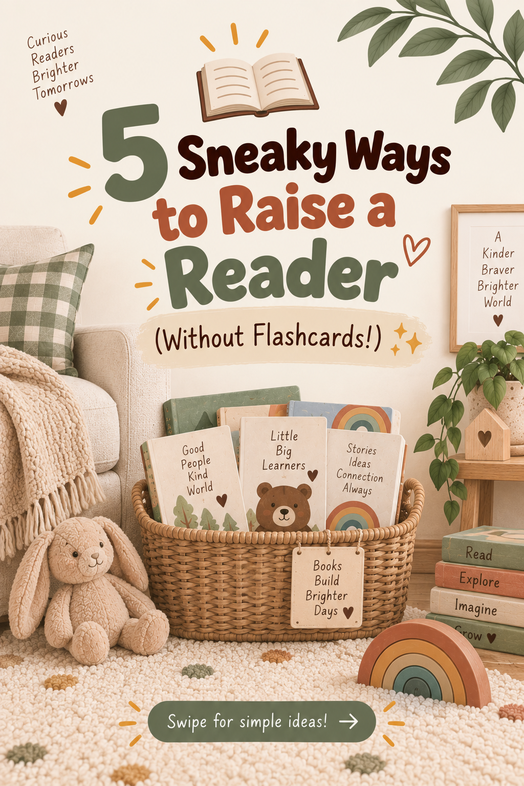 5 Sneaky Ways to Raise a Reader (Without a Single Flashcard!)
