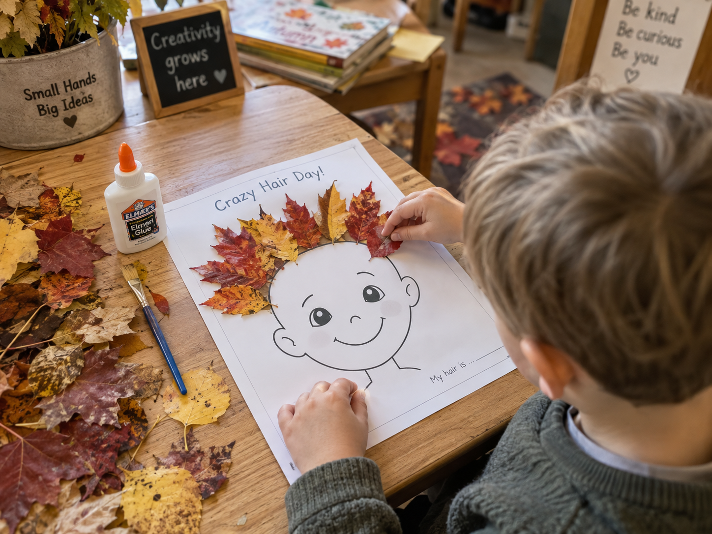 Wild, Wacky, and Wonderful: Why You Need the Autumn Crazy Hair Activity This Fall! 🍁✨