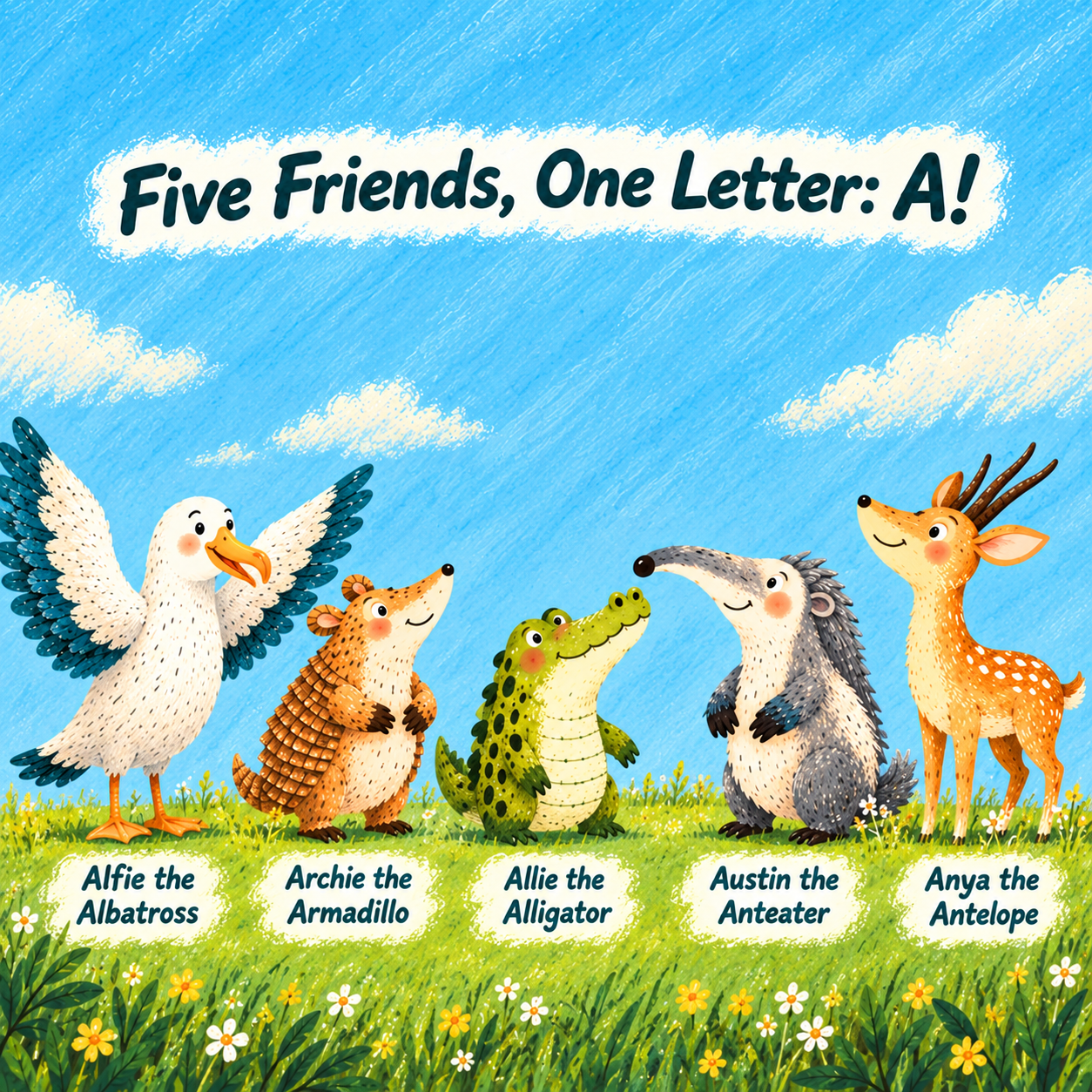 Meet the A-Team: Fun Facts About the Characters in Alfie the Albatross’s Amazing ‘A’ Adventure!