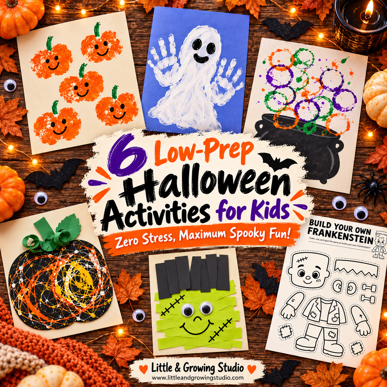 Zero Stress, Maximum Spooky Fun: 6 Low-Prep Halloween Activities for Kids! 🎃👻