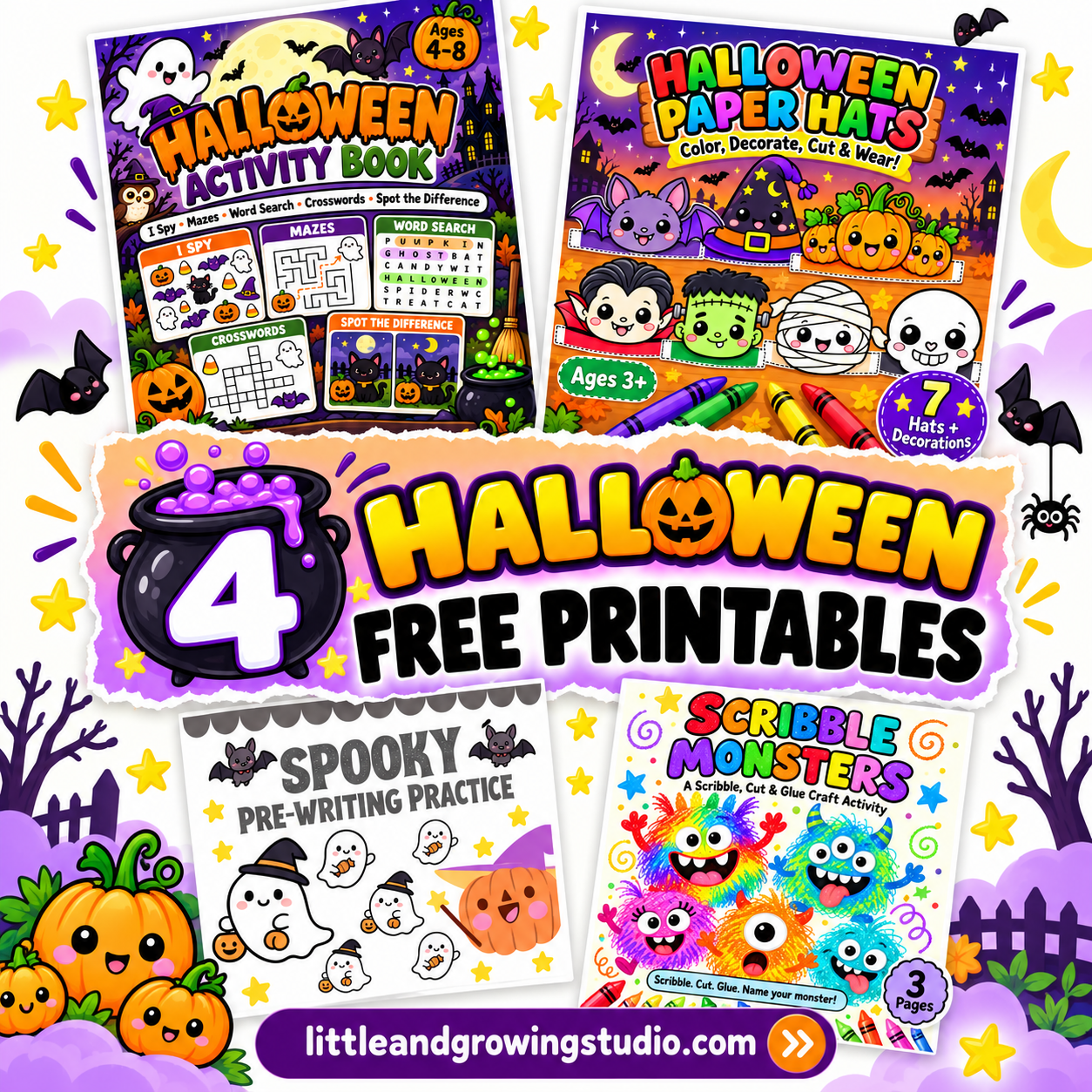 Spooktacular Learning: Free Halloween Activity Worksheets for Kids! 🎃👻