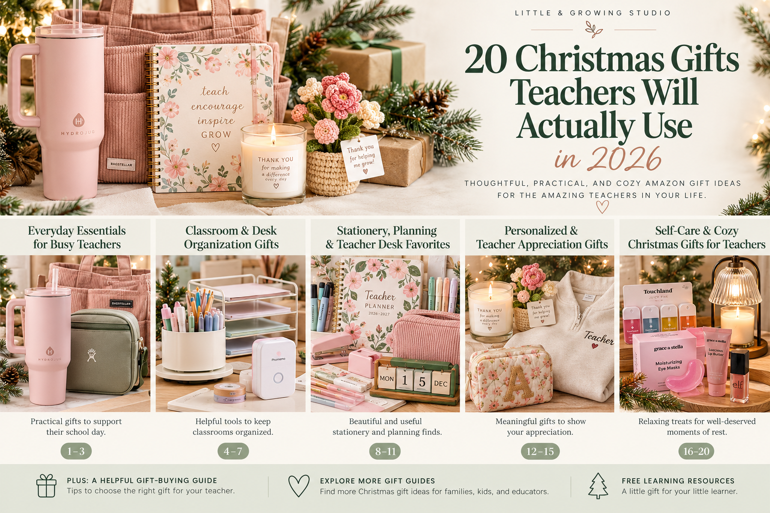 20 Christmas Gifts Teachers Will Actually Use in 2026
