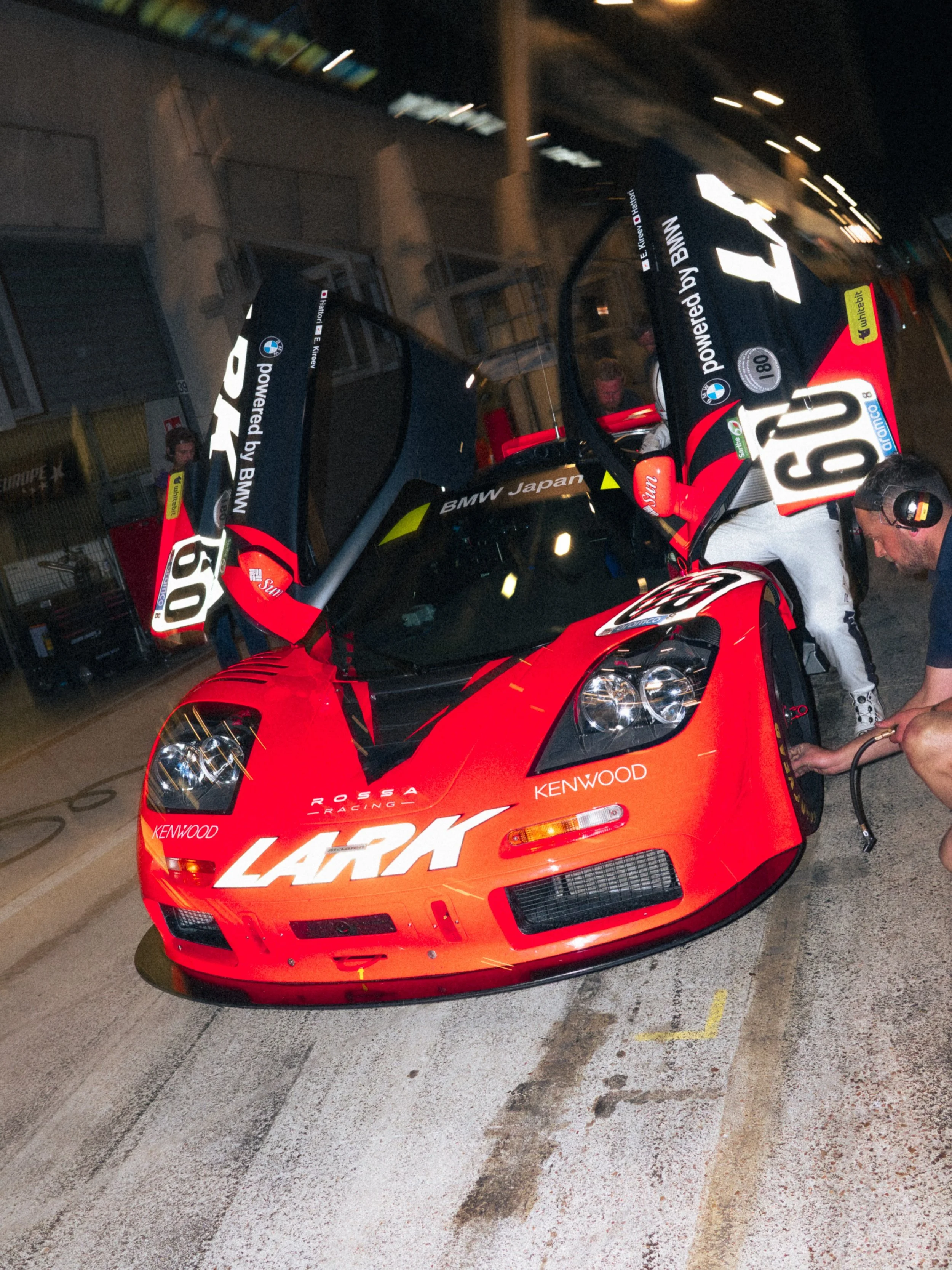 This car deserves its own post:
Chassis 013R is a 1996-spec GTR

the year McLaren revised the aerodynamics with a larger rear wing and reworked splitter after Le Mans &sbquo;95 exposed some high-speed stability issues on the original road-car-shaped 