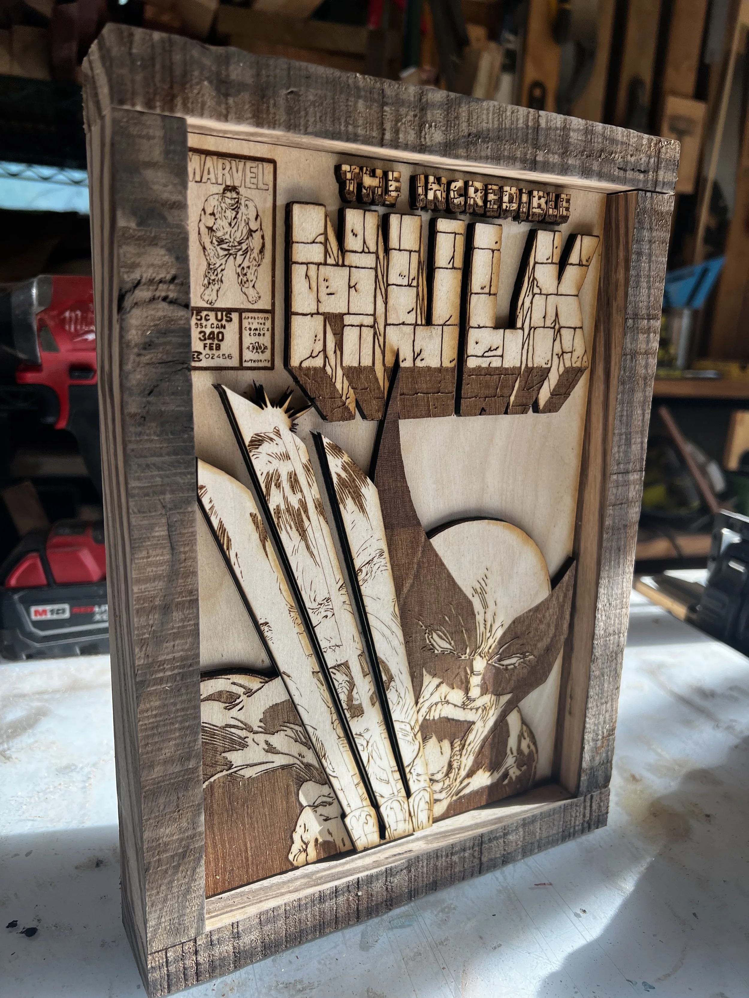 Wood Comic Book Cover