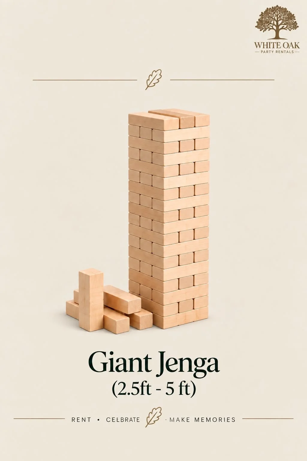 Giant Jenga - $30.00