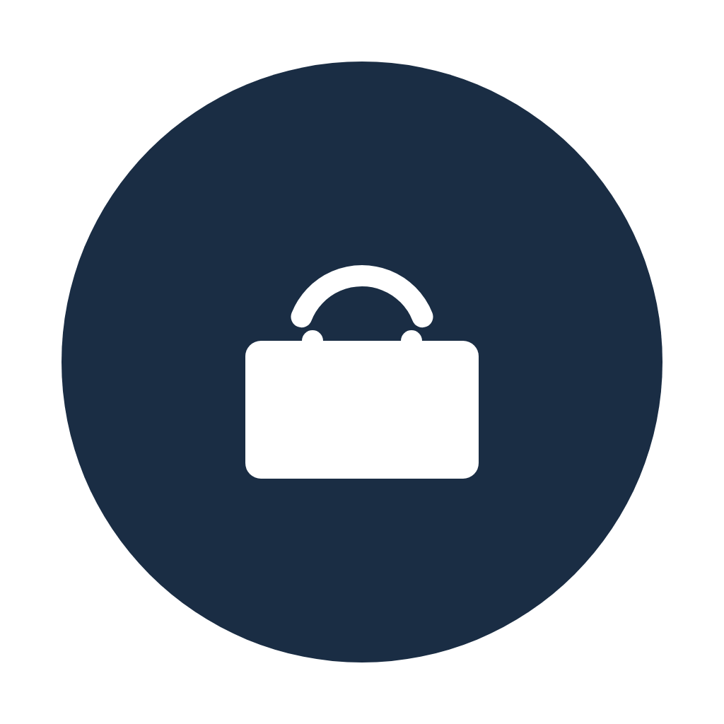 Briefcase icon representing operations and strategic advisory services