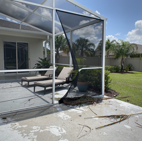 Storm Blew Out Your Pool Cage Screen? What to Do First