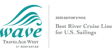Logo for Wave, a company offering boat rentals, with text 'Best Wave Cruises Limo for U.S. Golfing'.