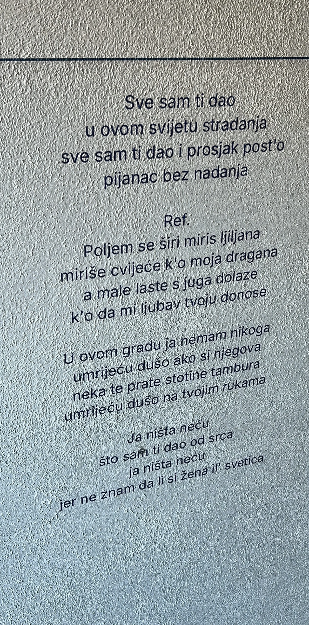 Lieblingsliedtext - Wall Art Pro