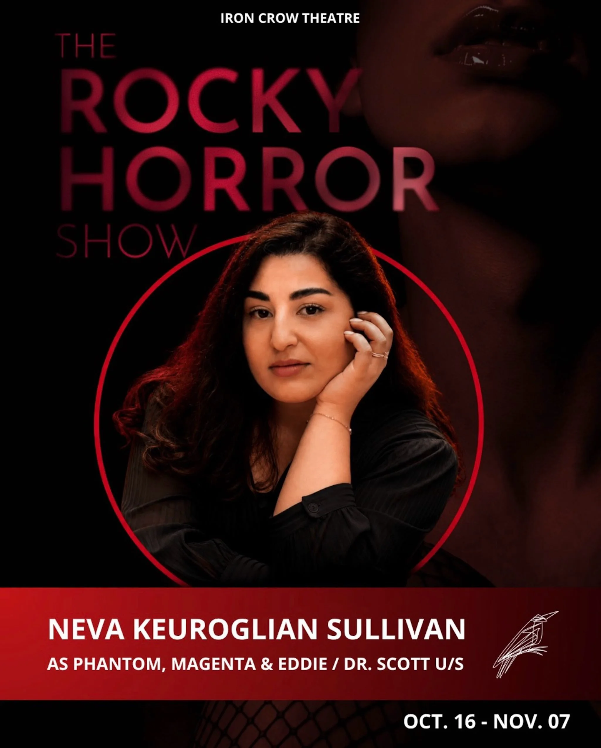 Need a sexy 🎃Halloween🎃 activity? Come see me (and
the rest of this insanely talented cast) in Rocky Horror at Iron Crow Theatre 10/16-11/7! Only 75 tickets per show and a few nights are almost sold out! 💋

So come up to the lab, babyyyy 😈