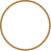 A gold outline of a circle representing cheese