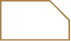 Delivery truck outline in gold