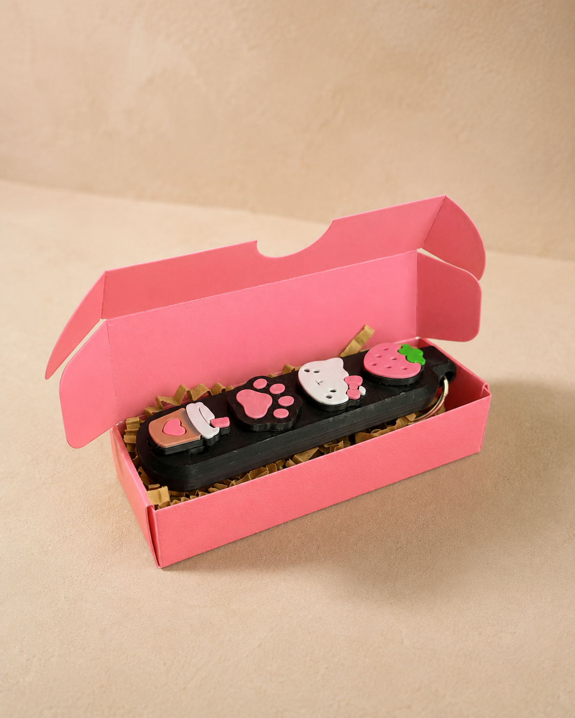 Charm Keychain Gift Set