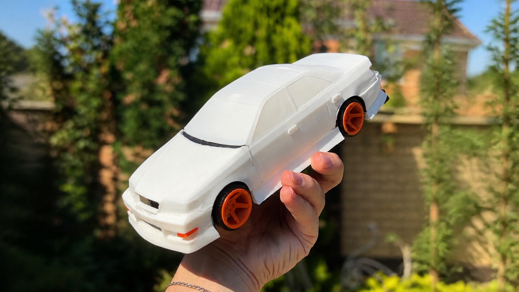 Toyota Mark II JZX100 3D printed model.
