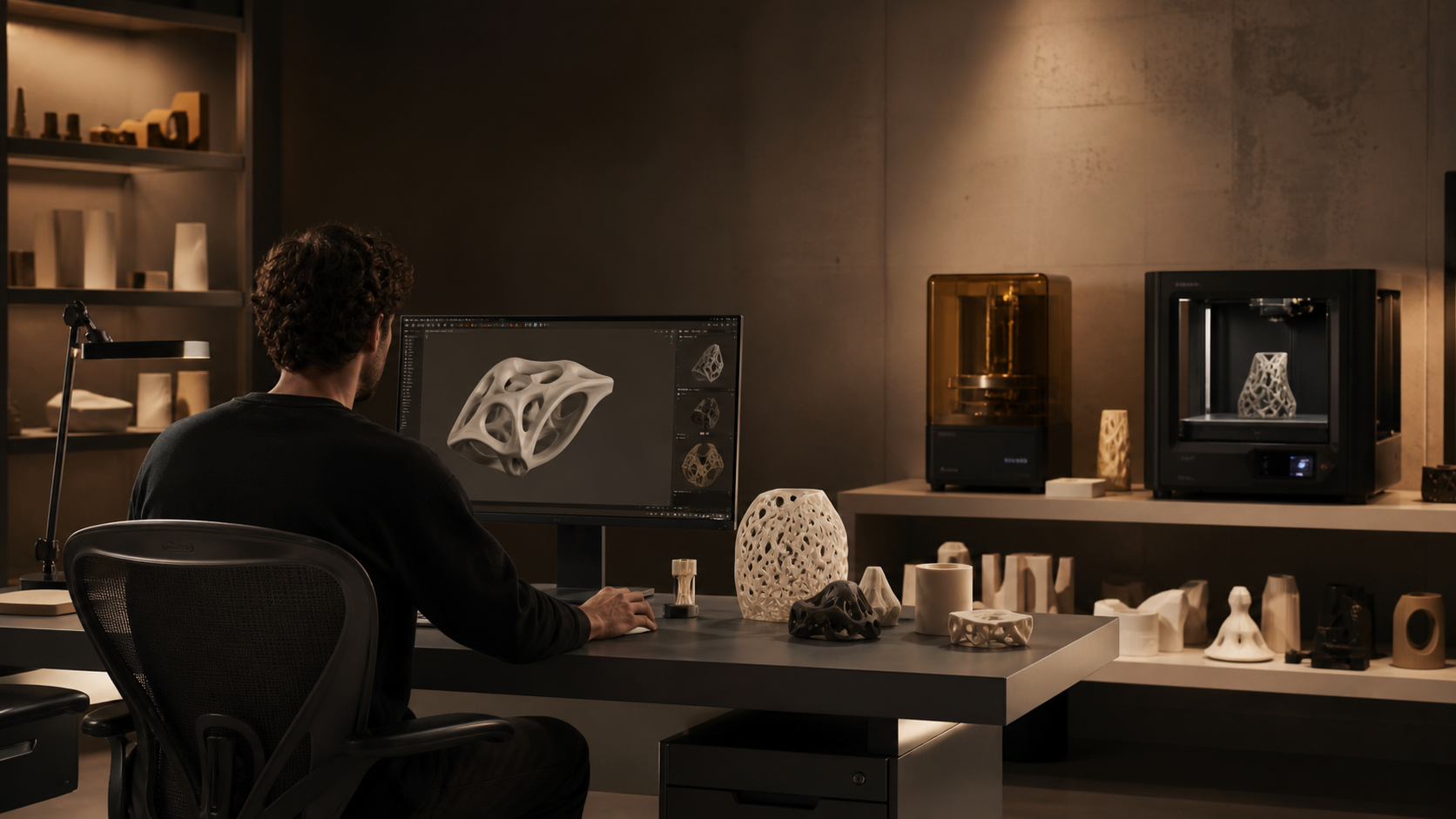 3D design and production studio.