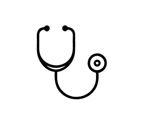 Icon of a stethoscope representing healthy childhoods supported by the Colorado Children's Alliance.