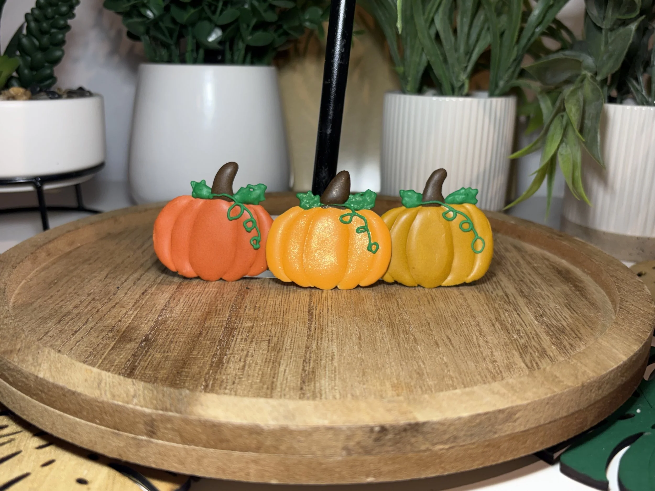 3 Pumpkin Chocolates