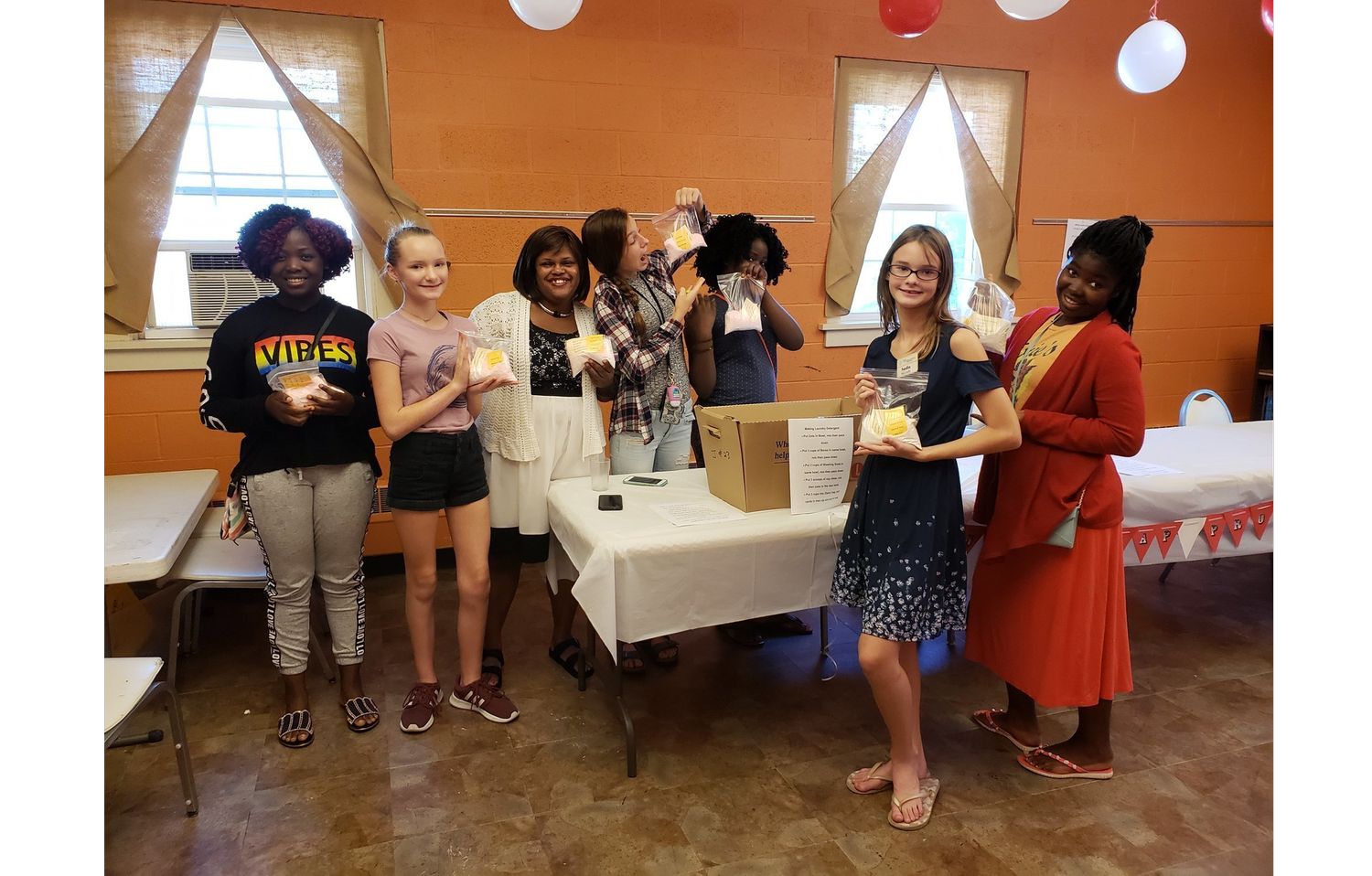 Middle and high school youth at First Congregational UCC