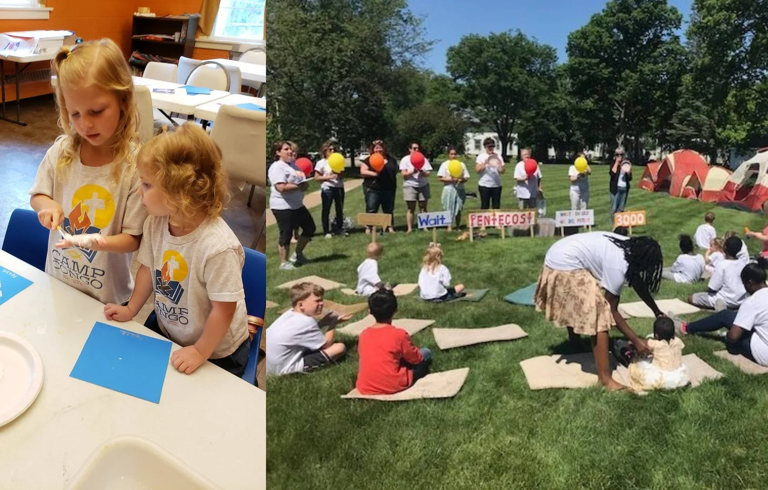 Preschool and elementary children at First Congregational UCC