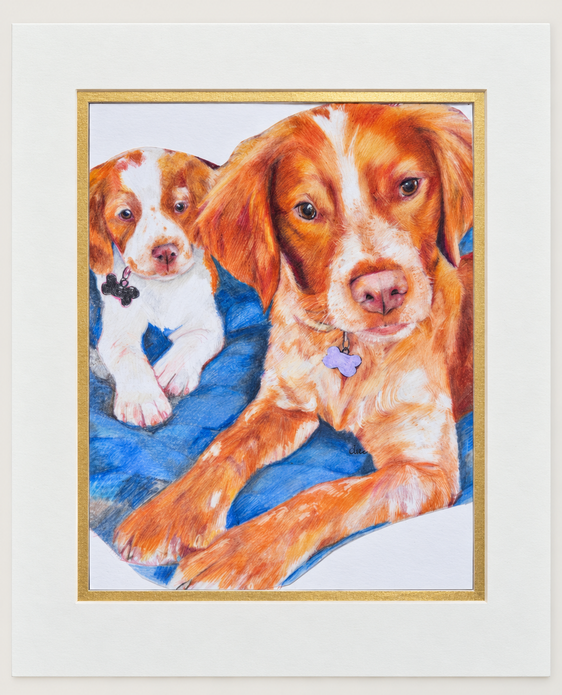 Memorial Portrait for Emma and Buddy