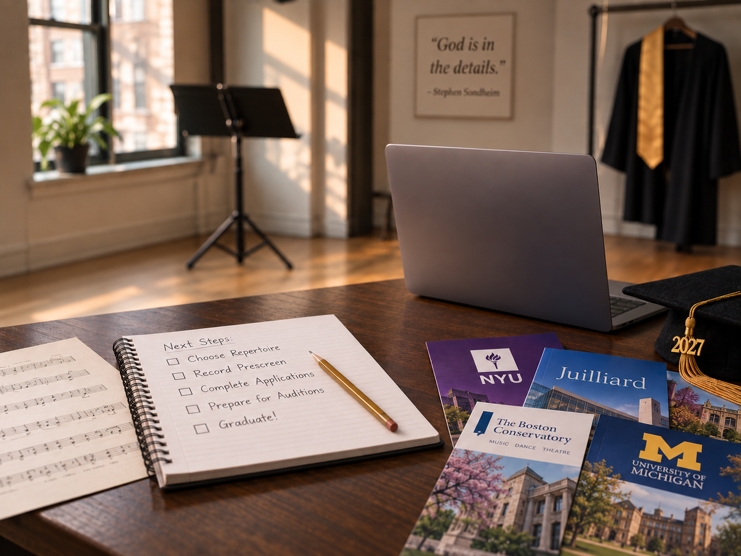 College Musical Theatre Audition Package
