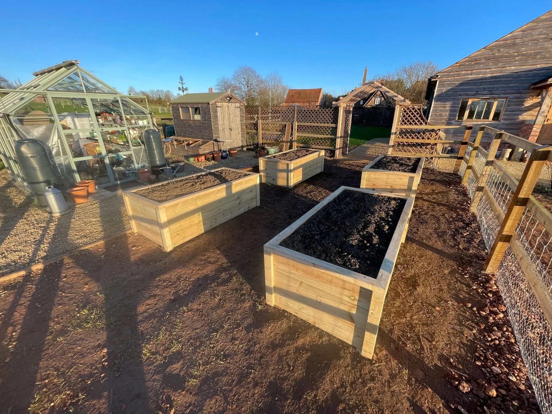 Check out my latest garden build &hellip;

Client asked for 4 high-level raised vegetable beds which they can easily access without having to bend over or kneel down.

The solution: deliver bespoke vegetable beds 180cm long x 80cm wide x 65cm high.

