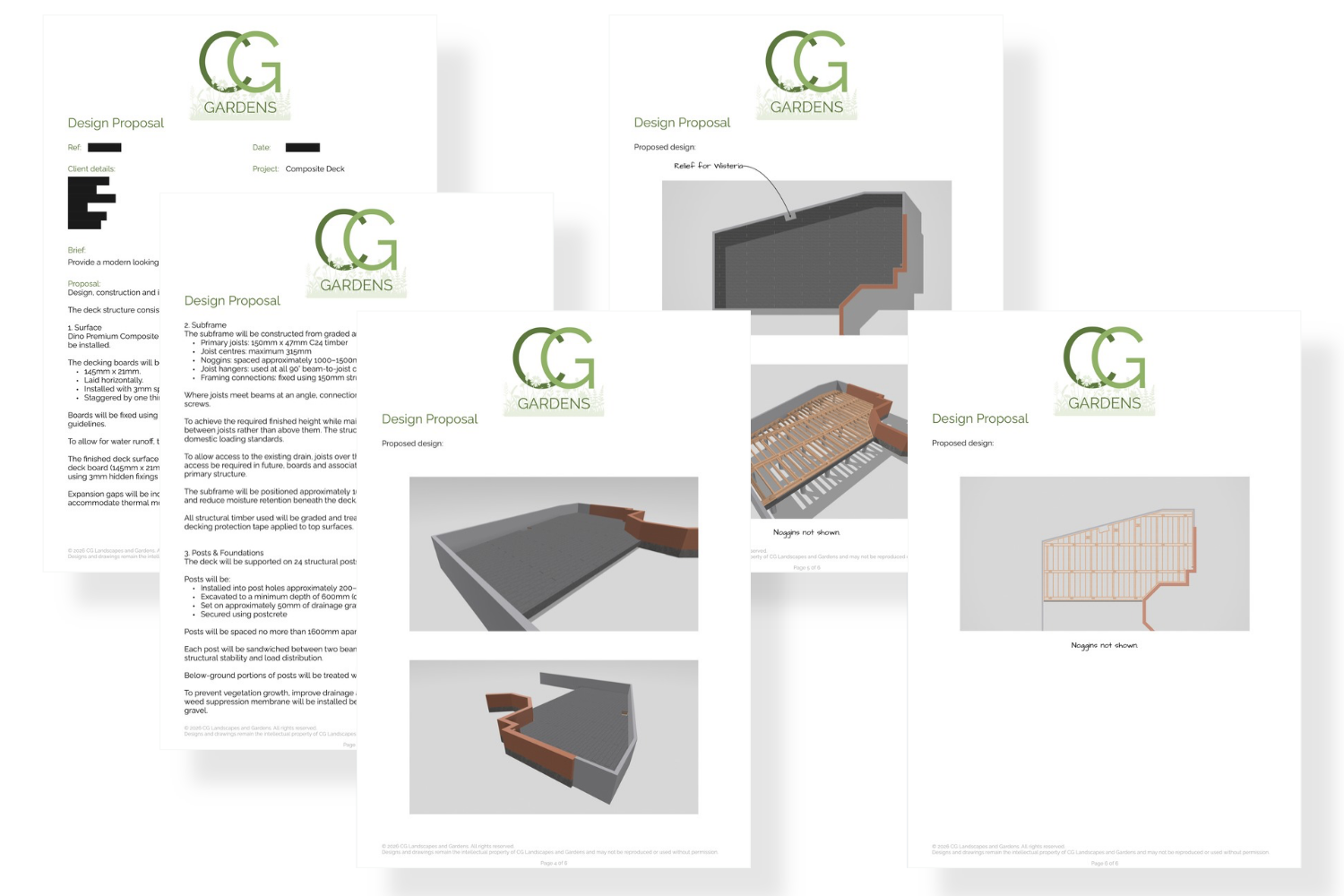 Once the customer is happy with the design, a design proposal is created. The design proposal details the technical specifications. This helps the customer understand the build before a single board goes down.