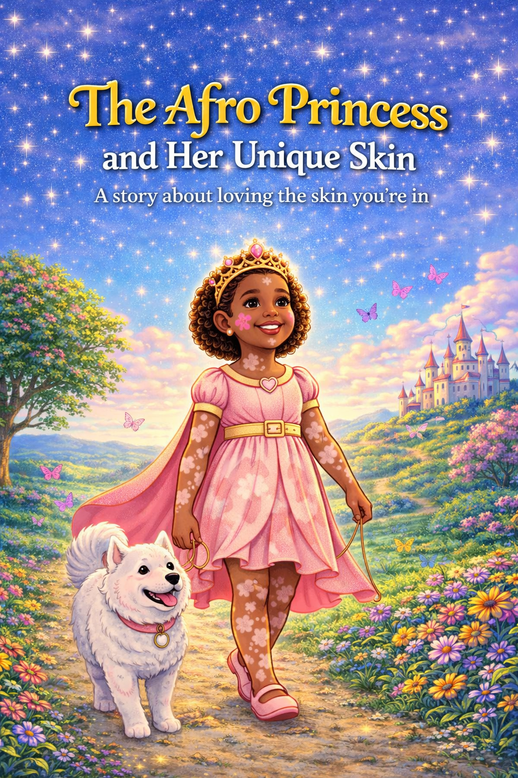 The Afro Princess and Her Unique Skin: A Coloring Book About Loving the Skin You’re In