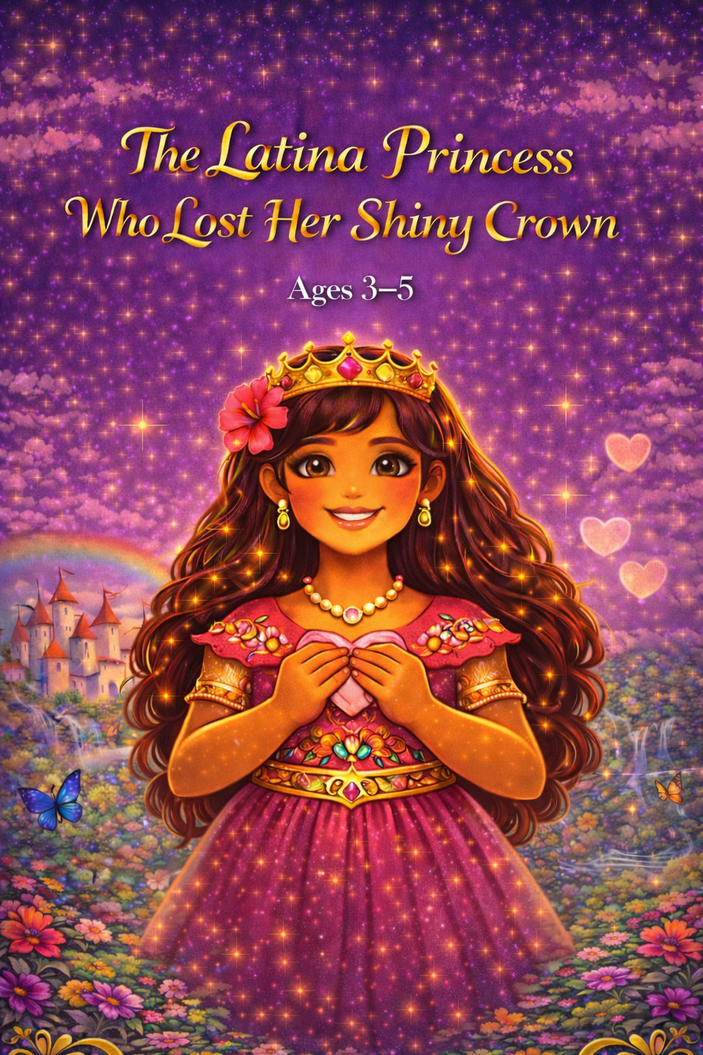 The Latino Princess Who Lost Her Shiny Crown: A Coloring Book Adventure