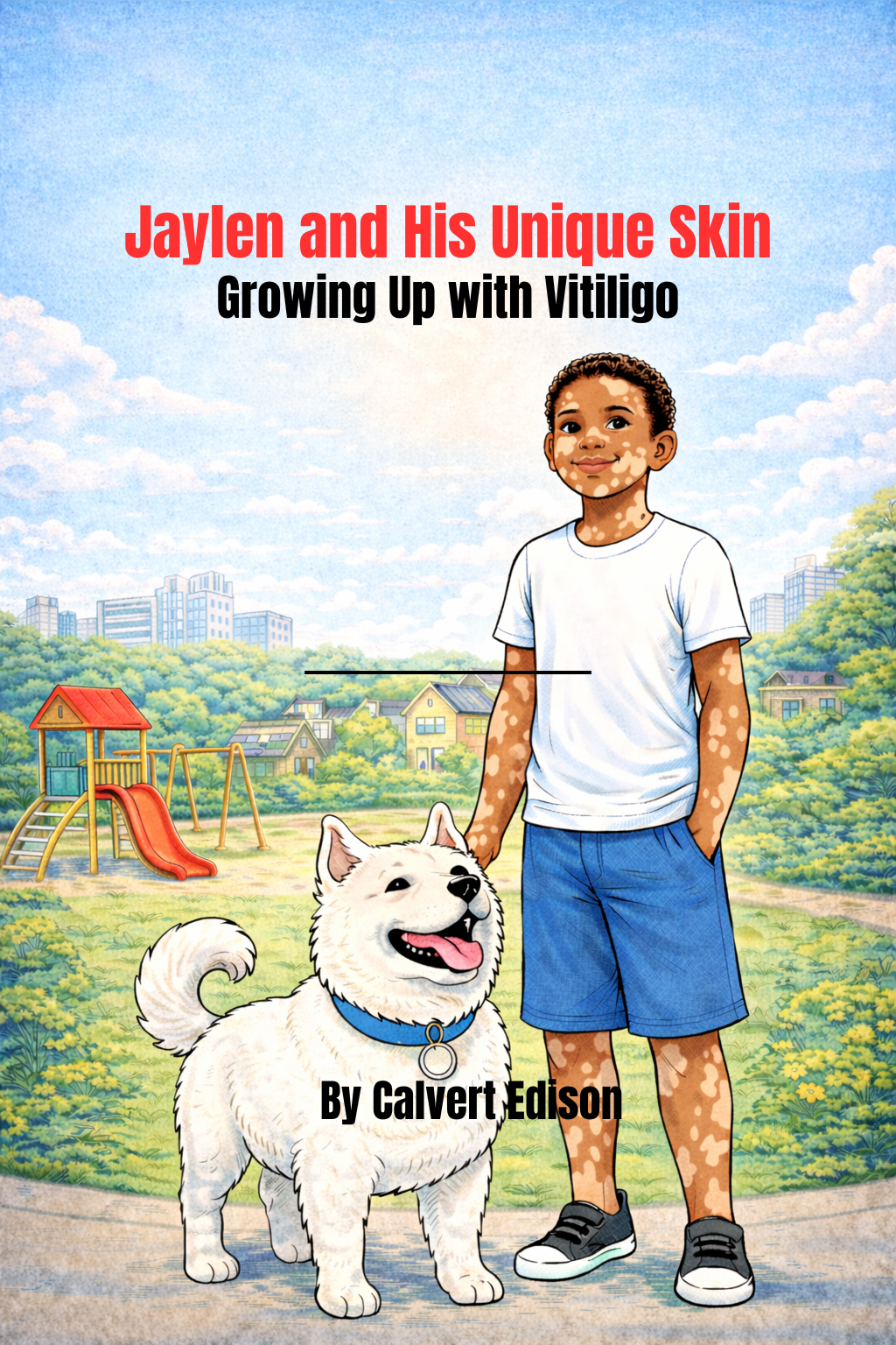 Jaylen and His Unique Skin: A Coloring Book About Growing Up with Vitiligo
